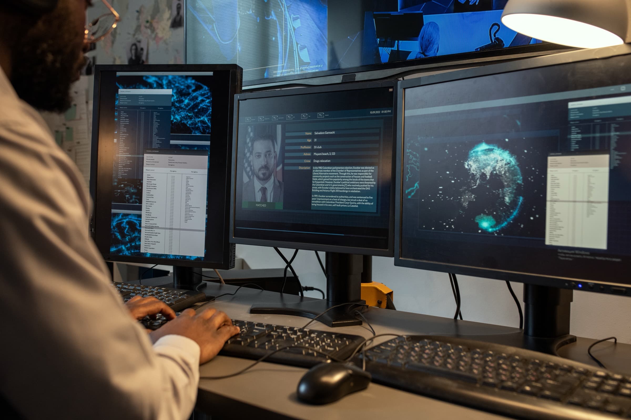 Protective intelligence analyst workstation